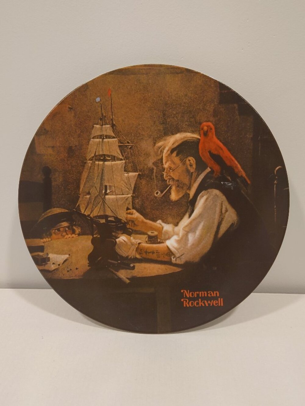 Norman Rockwell "The Ship Builder" 1980 Collector Plate